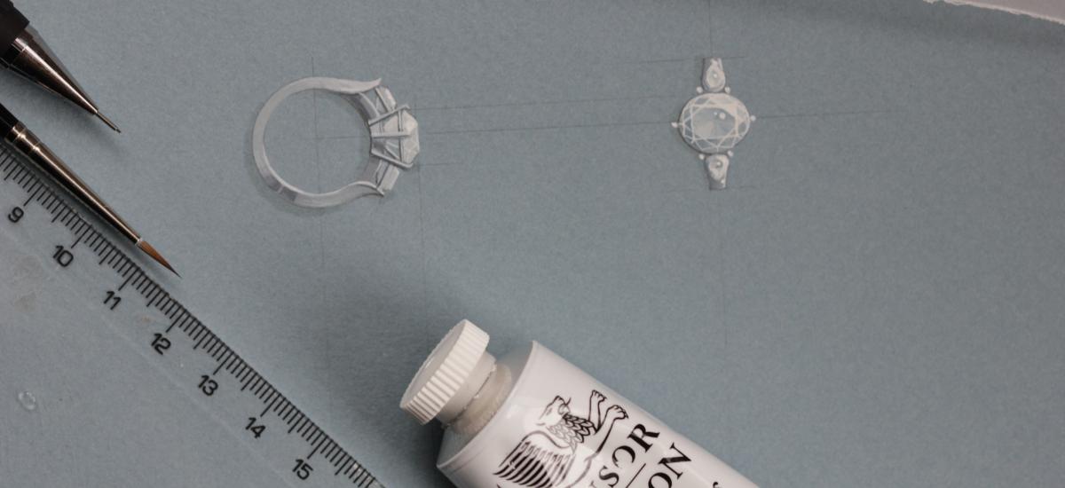 Ontwerp een diamanten ring